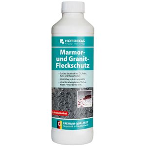 Hotrega Steinimprägnierung Marmor & Granit ca 30m², für außen & innen, lösemittelfrei, 500ml