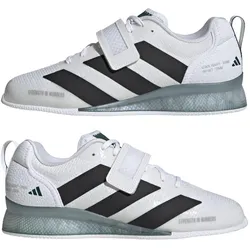 Adidas, Herren, Hallenschuhe, Herren-Gewichtheberschuhe 3 (44), Grün, Schwarz