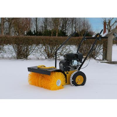 Benzin-Kehrmaschine TEXAS "Handy Sweep 640TG", gelb, Einachser