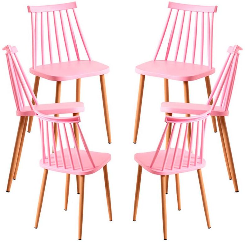 RegalosMiguel Pack 6 Sillas Bik - Rosa