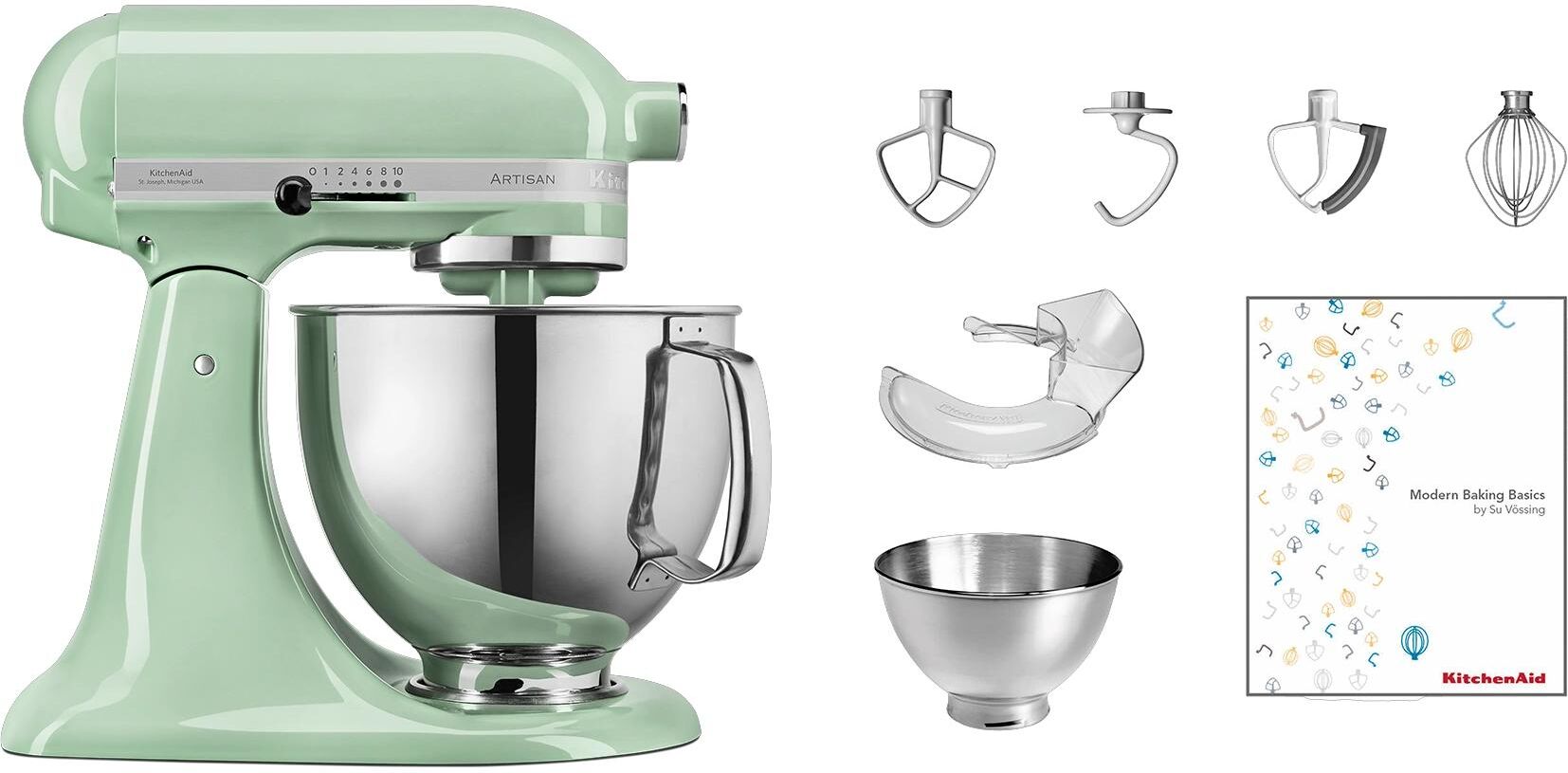 Küchenmaschine "KitchenAid Küchenmaschine Artisan Mint", mint, B:24cm H:37cm T:36cm, Küchenmaschinen, Küchenmaschine mint Einheitsgröße