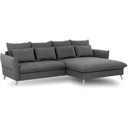 Exxpo by Gala Ecksofa mit Funktion Walker Stoff Grau Anthrazit