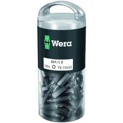 Wera 867/1 TORX DIY 100, TX 10 x 25 mm, 100-teilig - 05072446001