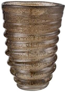 Atlas Lighting and Home Atlas Metcalf Hand-Formed Bubbled Glass Vase