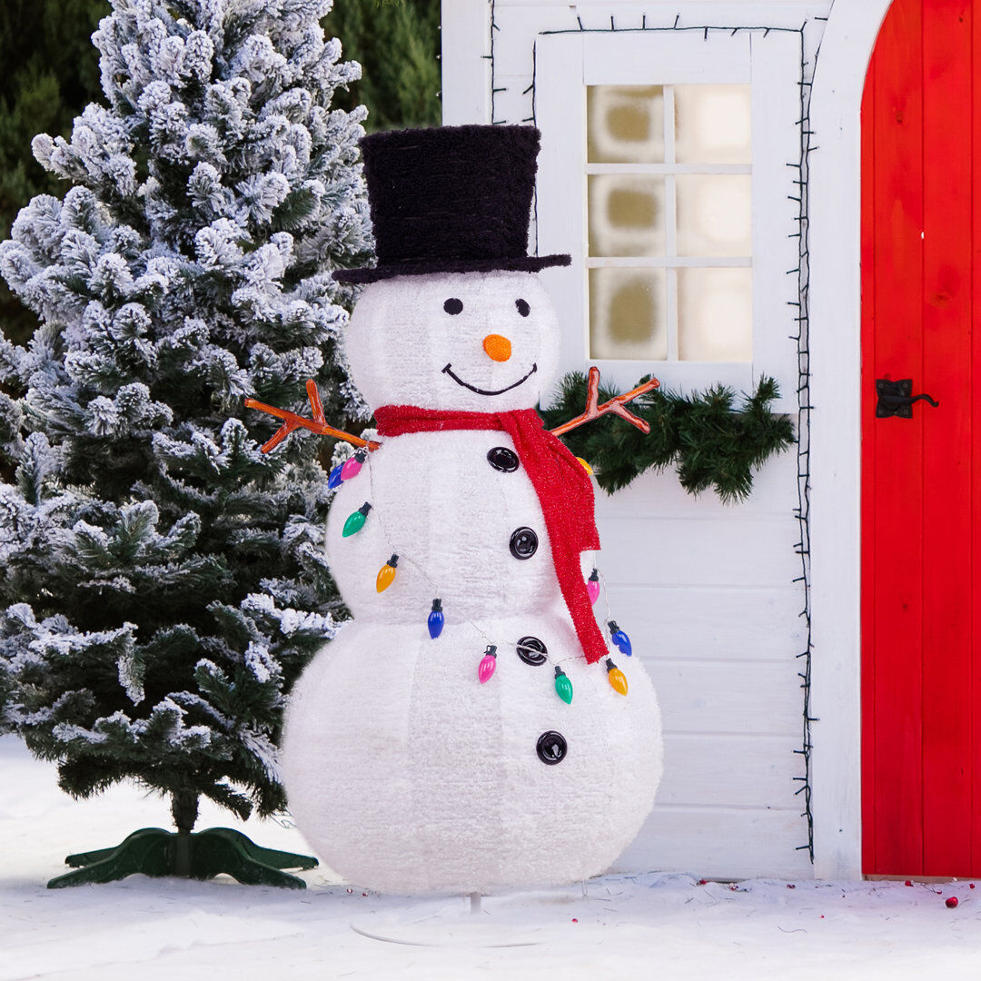 The Seasonal Aisle Weather Resistant Christmas Decoration White 135cm H X 92cm W X 30cm D
