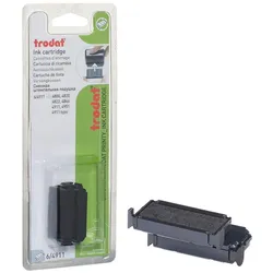 trodat Ersatzstempelkissen 6/4912 schwarz 4,7 x 1,8 cm - 2 Stück