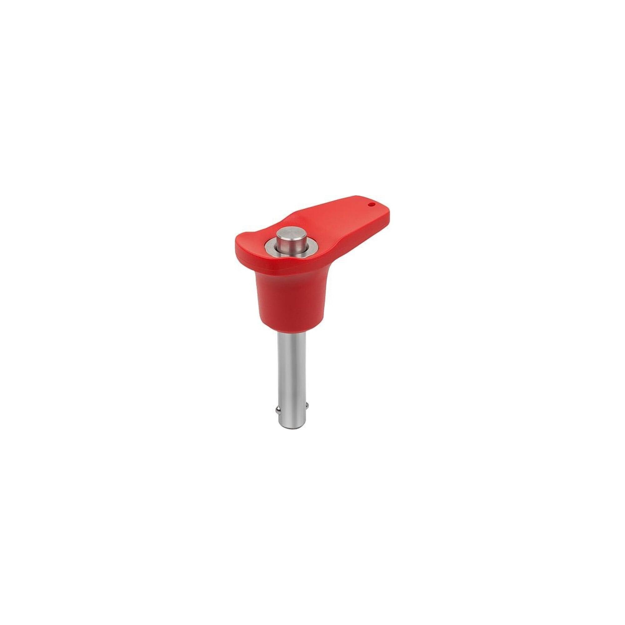 KIPP Kugelsperrbolzen mit L-Griff D1=12 L=25 Edelstahl 1.4542 (K0792.11844712025)