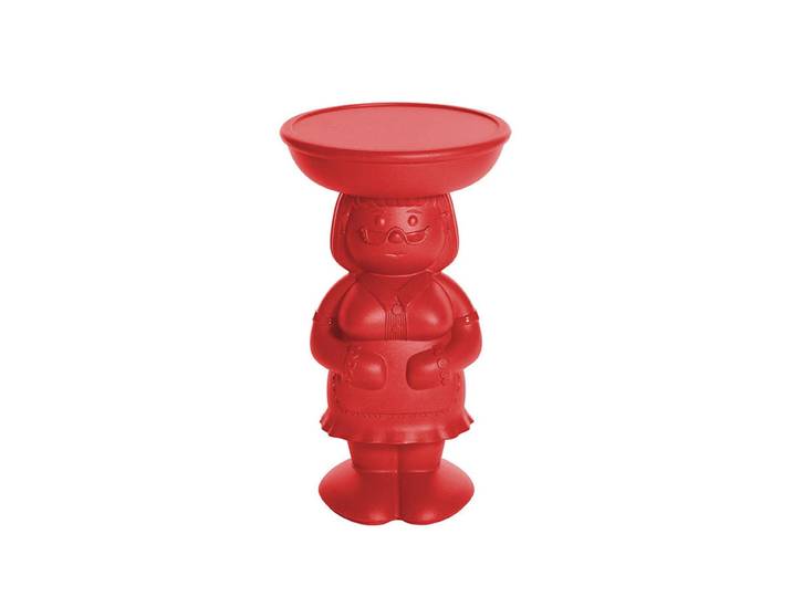 SLIDE table basse AMANDA (Flame red - Polyéthylène)