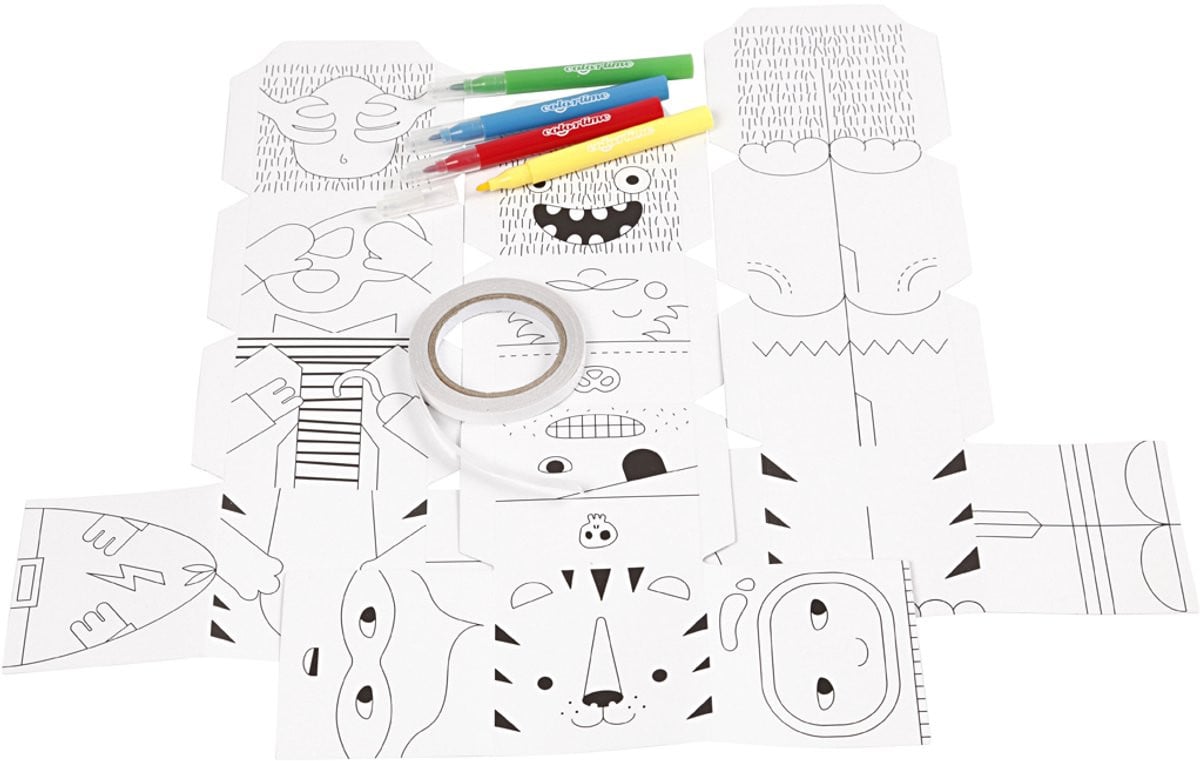 PacklinQ Mini Creatieve Set Monsters en Robotten