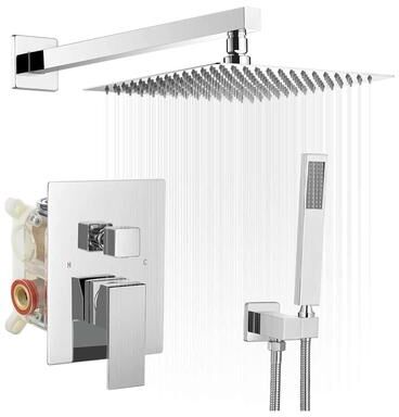 WIZ Hand Held Shower Heads 2-Spray Wall Mount System