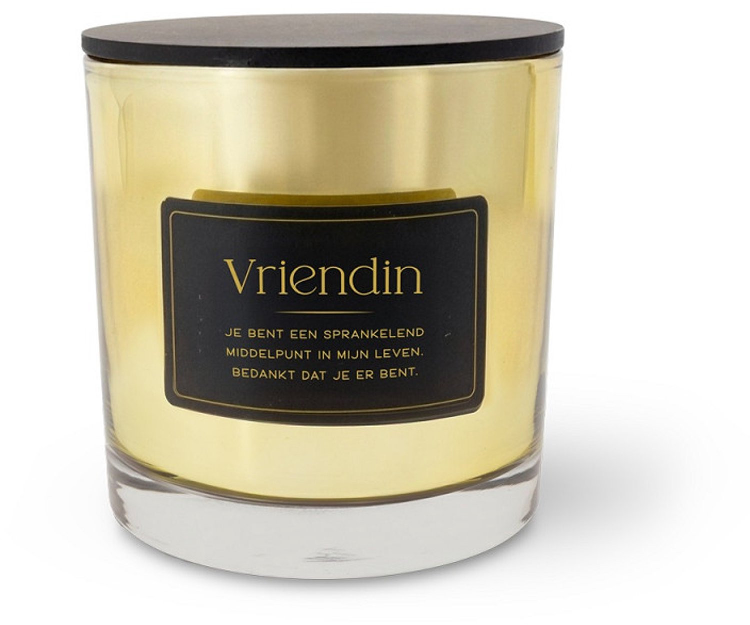 Vriendin Big Candle - Goud