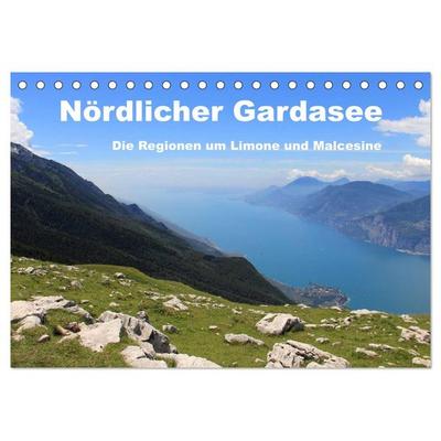 Nördlicher Gardasee - Die Regionen um Limone und Malcesine (Tischkalender 2026 DIN A5 quer), CALVENDO Monatskalender