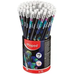 Maped 72 Bleistifte »Black'Peps Deepsea Paradise« schwarz