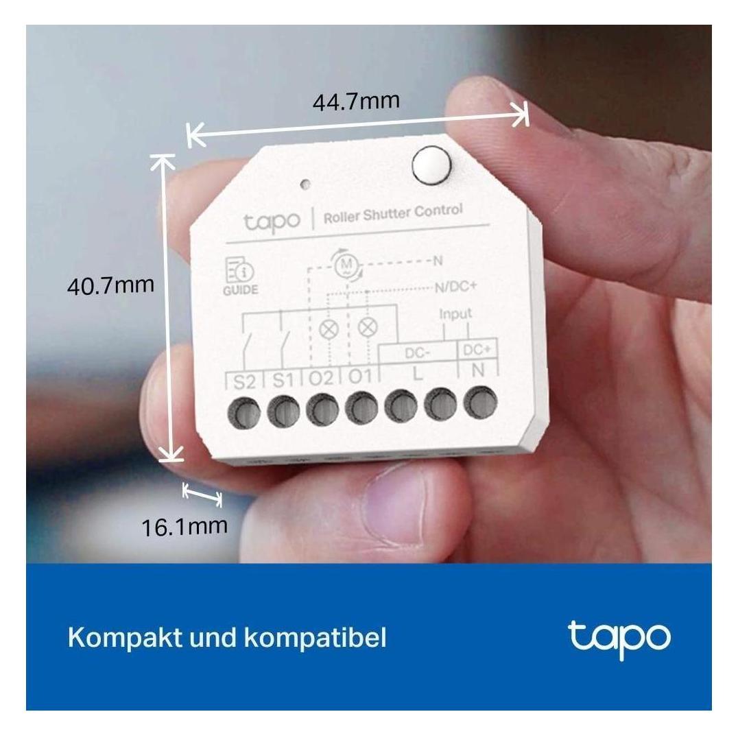 TP-Link Smartes Switch-Modul für Rollläden & Licht, 2-Kanal, Matter (Rolladenaktor, Schaltaktor) (425549)
