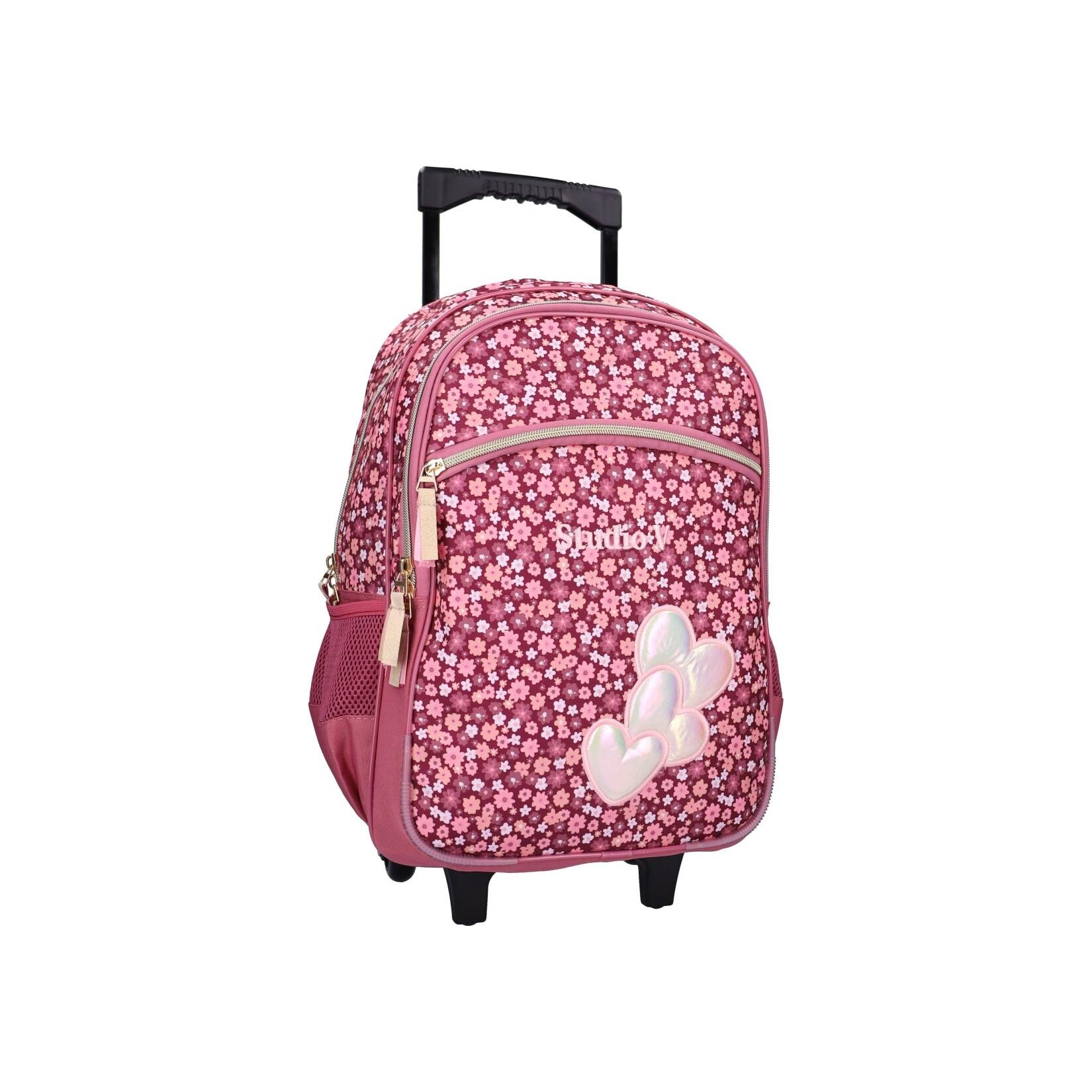 Studio V Wildflower Trolley Schulrucksack Mädchen Kinder Rucksack