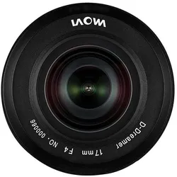 Venus Optic Laowa 17mm f/4 Zero-D Fu GFX (Fujifilm G, Mittelformat), Objektiv, Schwarz