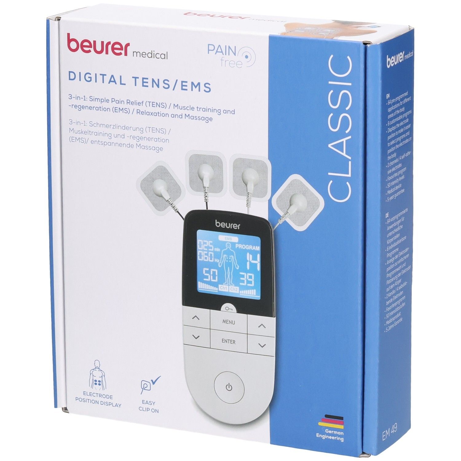 Beurer Em49 Digital Tens/Ems 1 St Kombipackung