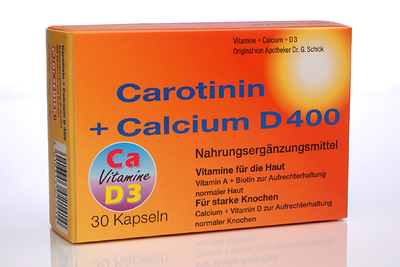 Inkosmia GmbH & Cie.KG CAROTININ+Calcium D 400 Kapseln 56,6 g 00214161