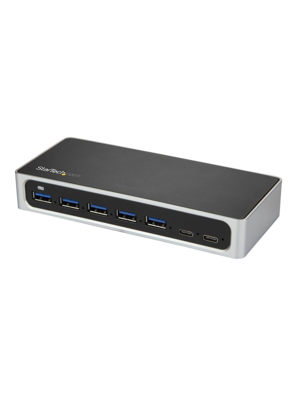 StarTech.com USB C Hub 7 Port USB-Hubs - 7 - silber