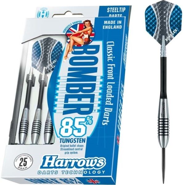 Harrows Bomber Dartpil 85 % Tungsten, 25 Grams, 3. Stk