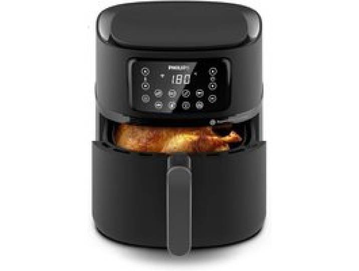 Friteuse sans huile - PHILIPS - HD9285/96 - Airfryer Série 5000 7.2L - 16 préréglages - connecté - 2000W - Noir