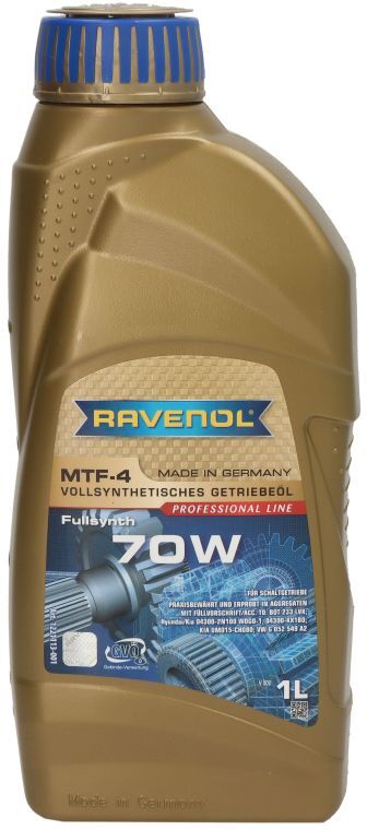 Huile de transmission RAVENOL 1221113 MTF-4 70W 1L