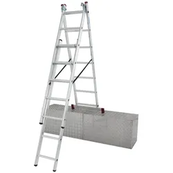 KRAUSE CORDA VielzweckLeiter Treppe 3x7 Spr.