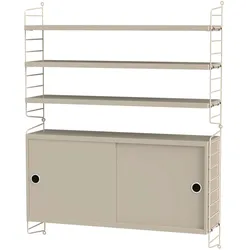 Hängeschrank mit Ablage Beige Beige