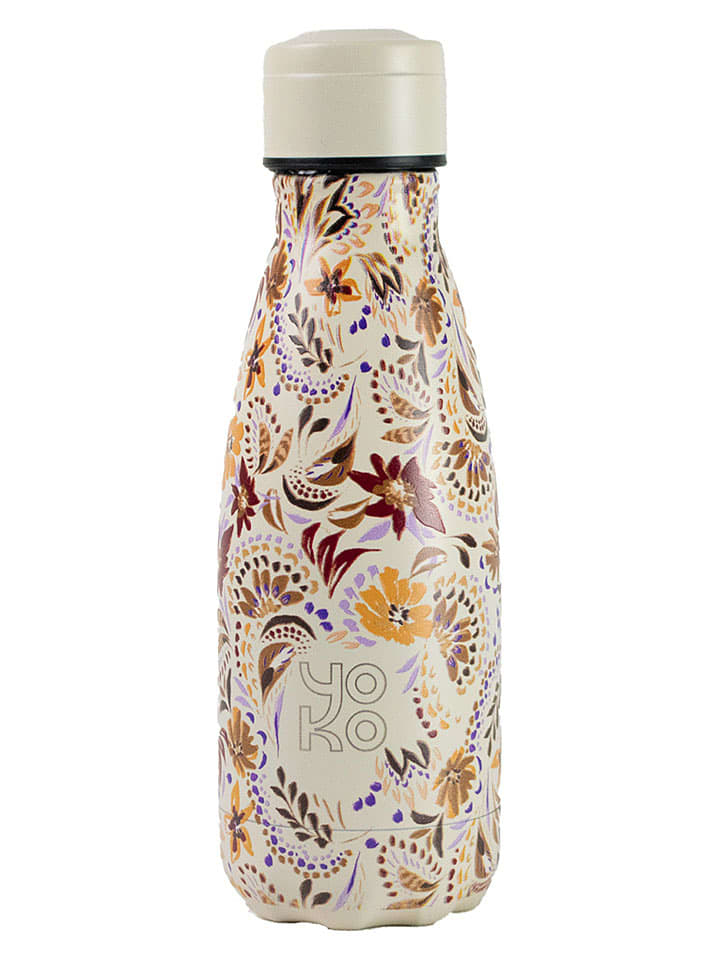 Yoko Design Isolierflasche "Marbella" in Creme/ Bunt - 260 ml - onesize
