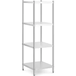 Royal Catering Edelstahlregal - 60 x 60 x 180 cm -  - 200 kg