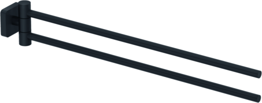 Kludi VELA S Doppel-Handtuchstange 2597739 Länge 440MM mattschwarz