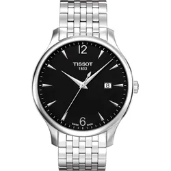 Tissot T-Classic Tradition T063.610.11.057.00 - schwarz,silber - 42mm
