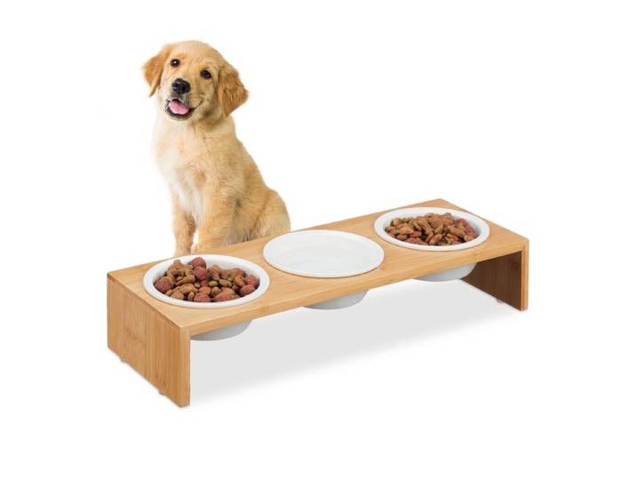 Relaxdays Futterstation für Hunde