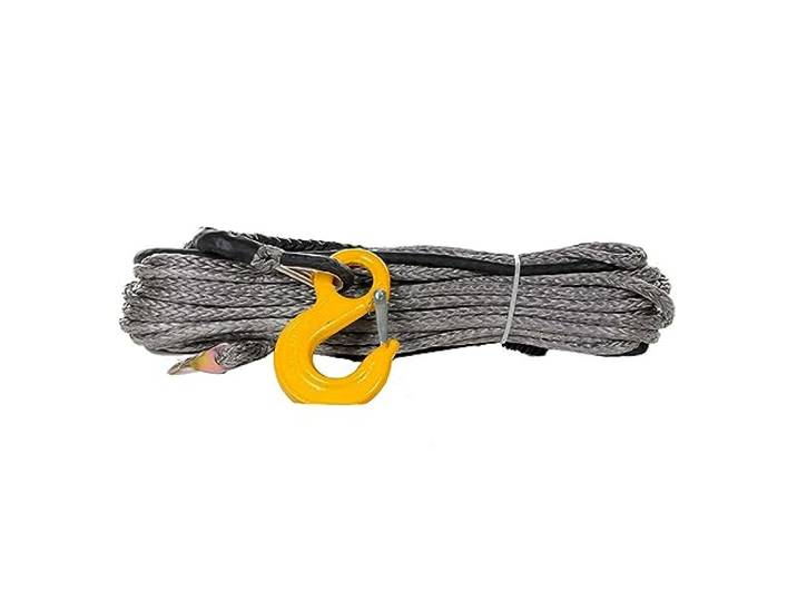 10 mm x 30 m rotes Seil aus synthetischem Uhmwpe-Windenseil mit Haken for Off-Road-4x4-Fahrzeugwerkzeuge(Grey)