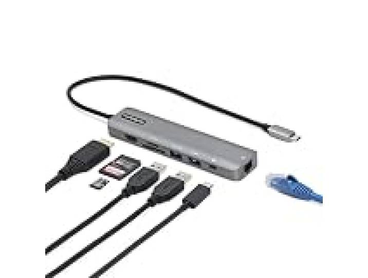 StarTech Mini Dock USB-C 7-en-1, HDMI 4K 60Hz, GbE, USB 5Gbps, 100W PD