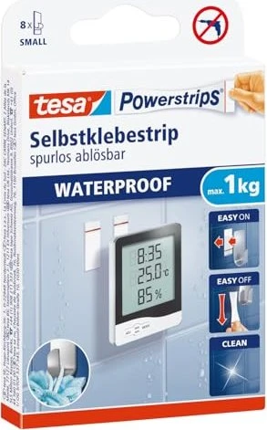 Tesa Powerstrips Waterproof Small