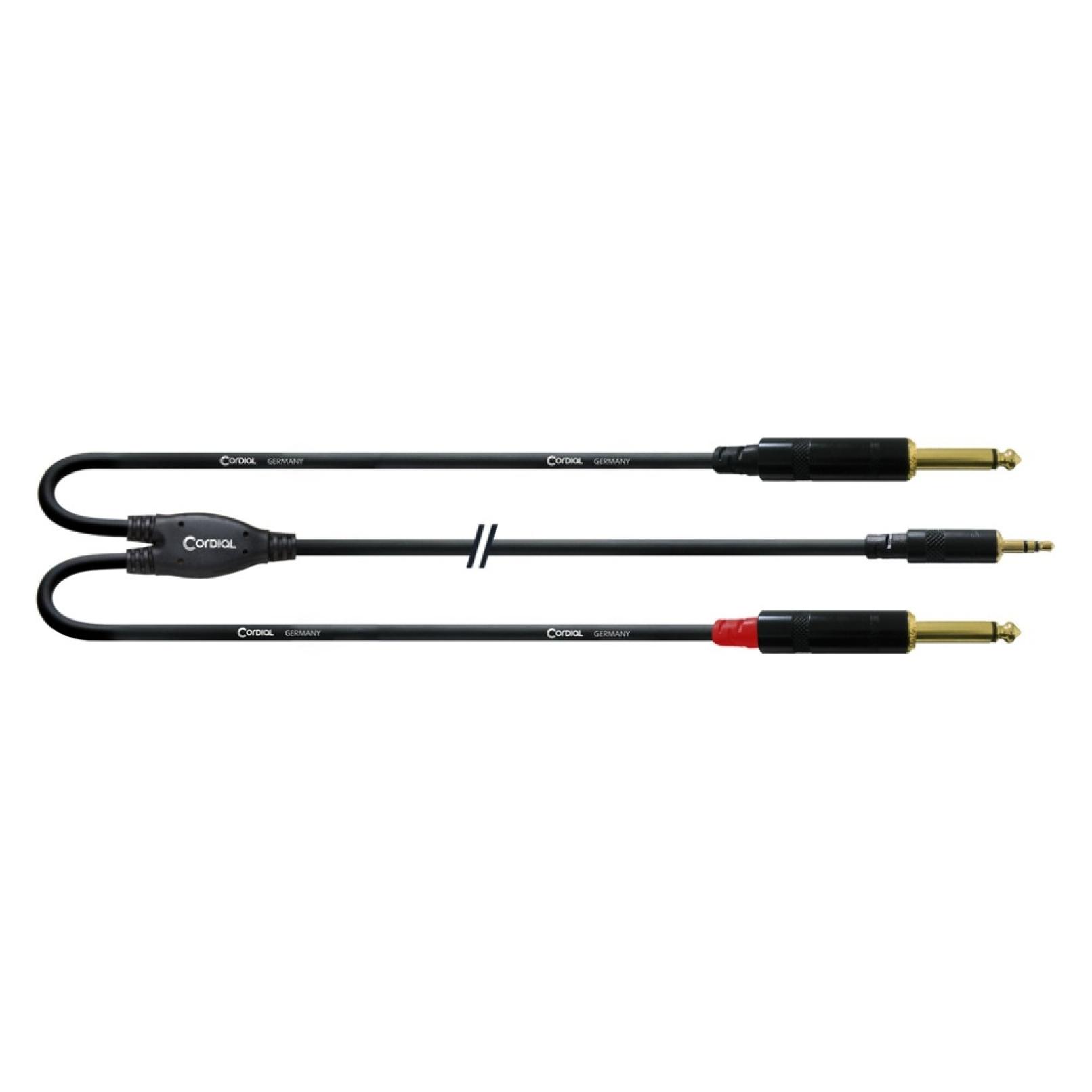 Cordial 2in1 (6 m, 6.3mm Klinkenkabel, AUX Kabel) (CFY 6 WPP)