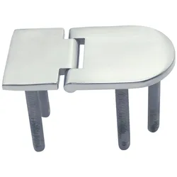 Scharnier mit Gewinde, A4, 76x40mm, M6x45mm