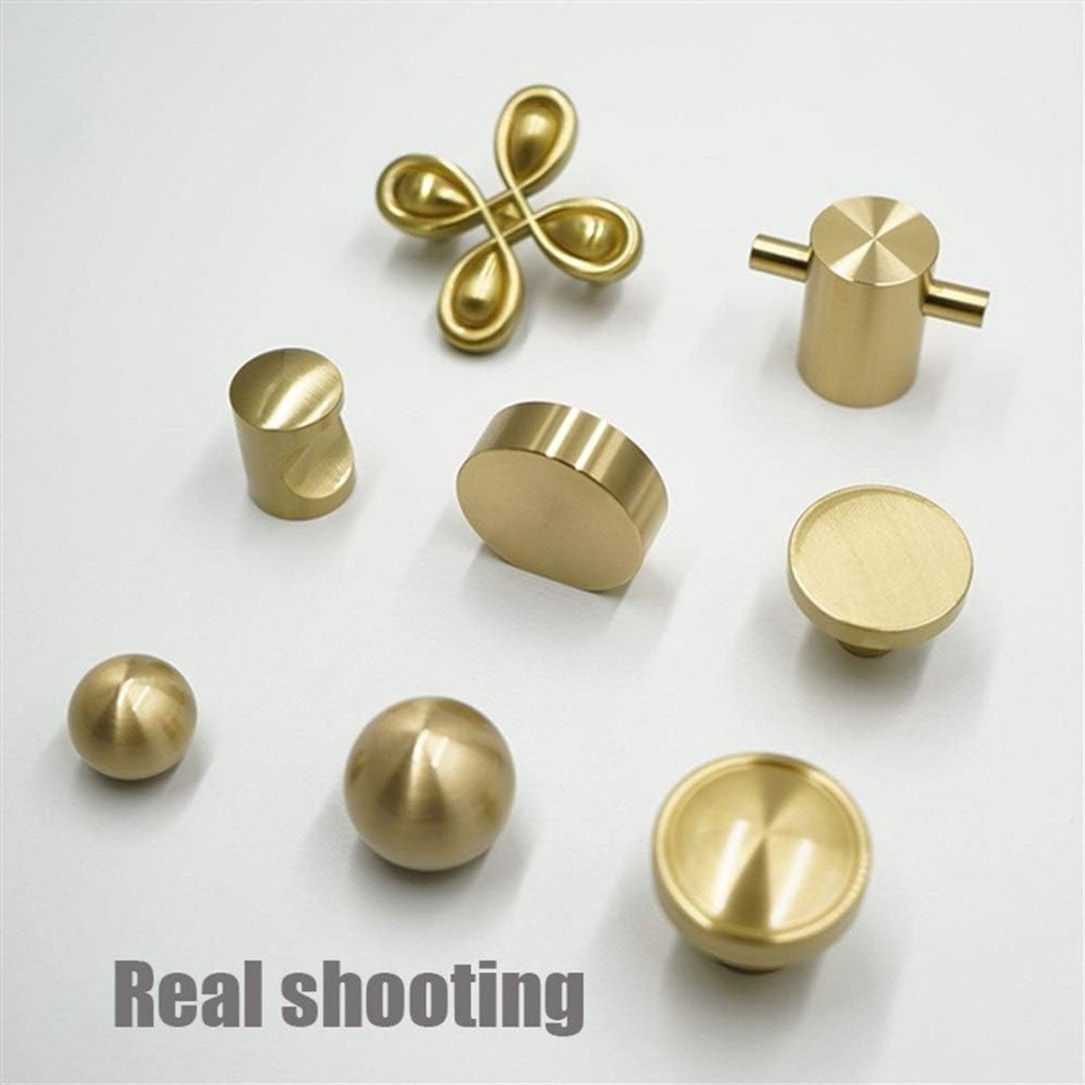 Meubelgrepen Messing - Kastknoppen in Goud - Massief Messing