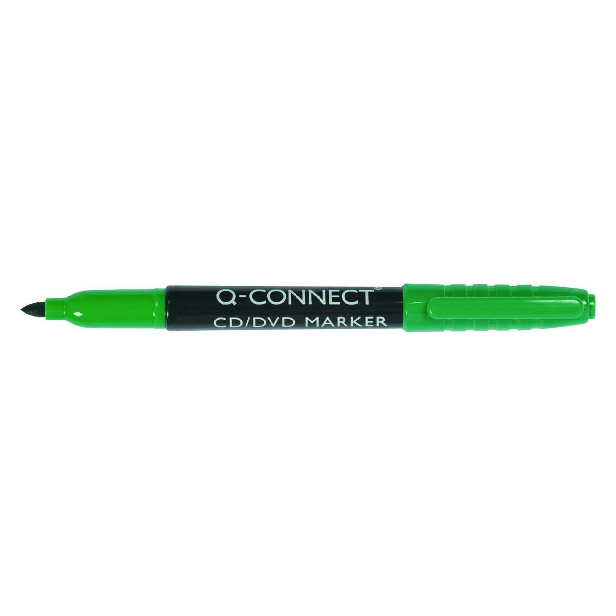 Q-Connect CD/DVD-Marker, 1 mm (Strich), grün (47273779)