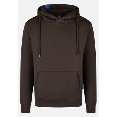 Kapuzenpullover SALZHAUT "Hoodie BODDEN", Herren, Gr. M, braun (chocolate), Pullover Kapuzenpullover