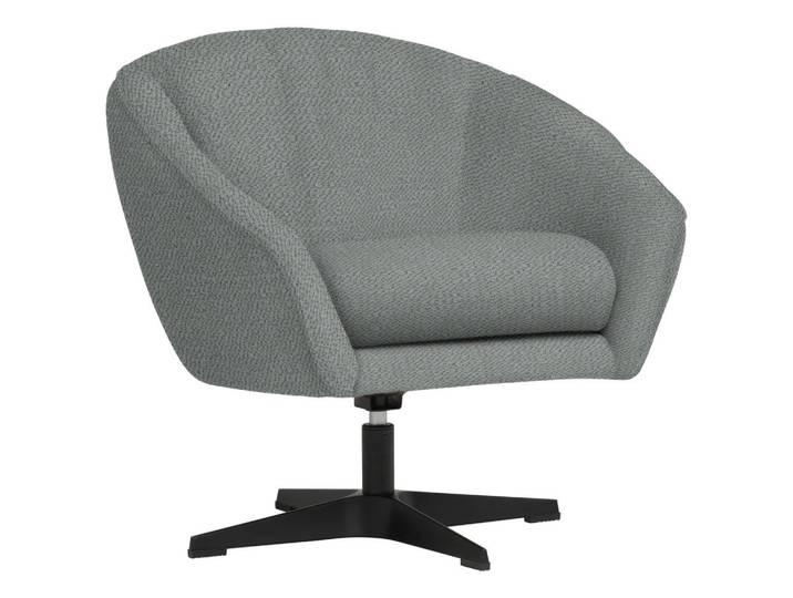 Stylife Sessel, Hellgrau, Metall, 80x78x80 cm, Stoffauswahl, Wohnzimmer, Sessel, Sessel