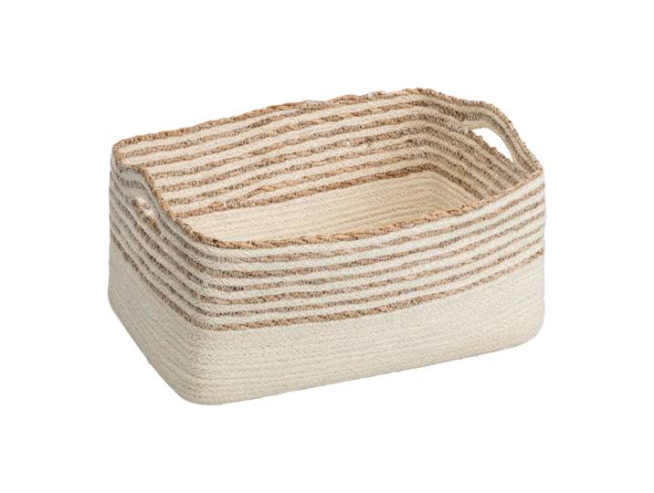 Aufbewahrungskorb Kemi, Edy&liv, beige, Textil