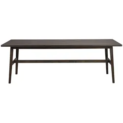 Esstisch Plainfield aus Eiche, skandinavisches Design, braun, 220x100 cm, für 8–10 Personen