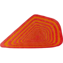 KARE X KARIM RASHID Teppich Electric Diamond 57326 Mischgewebe Orange 170 x 240 cm