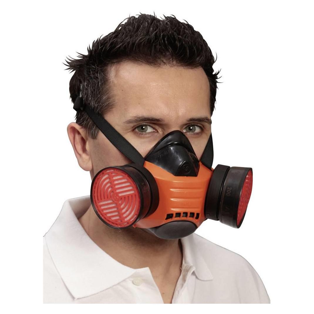Ekastu Sekur Atemschutz Halbmaske ohne Filt (Keine offizielle Schutzklasse, 1x) (433 506)