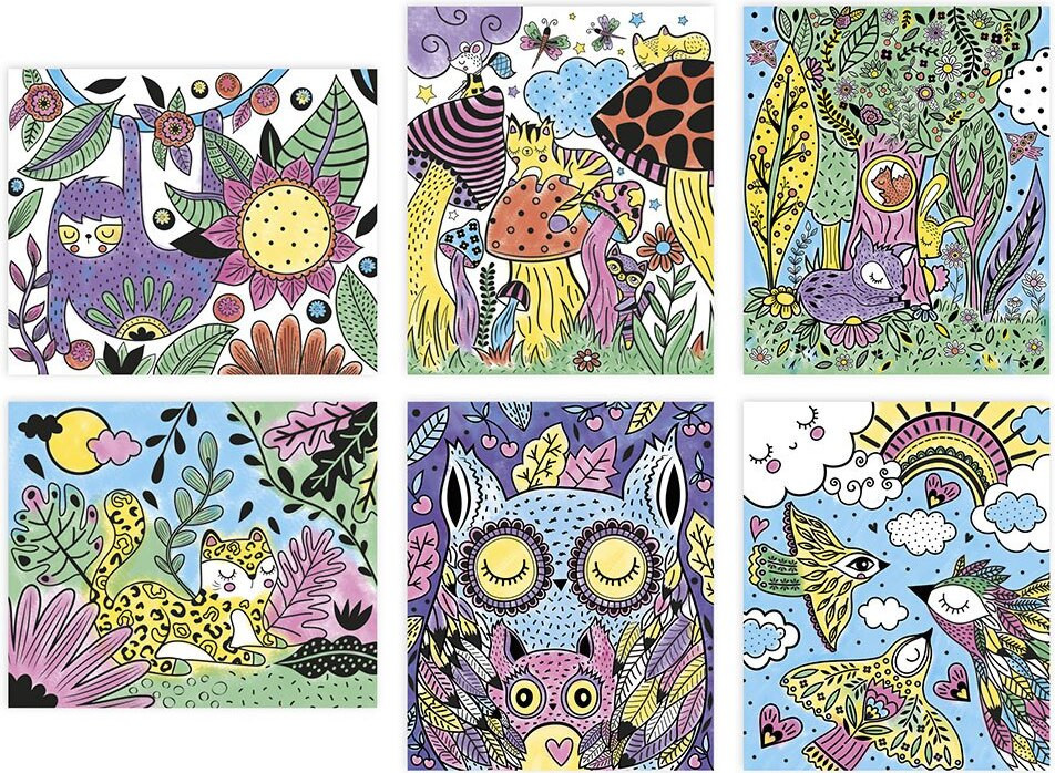 Janod Magisch dierenatelier Schilderen Creatieve set