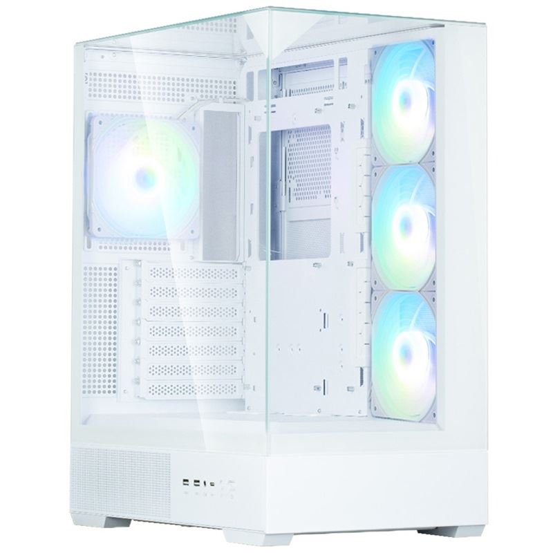 Zalman P40 Prism Plus Midi Tower ohne Netzteil weiss