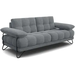 SOFA BUBBARA 2,5-Sitzer, dunkelgrau