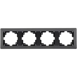 ChiliTec MILOS 4-fach Abdeckrahmen Anthrazit 294 × 80 mm – 23054